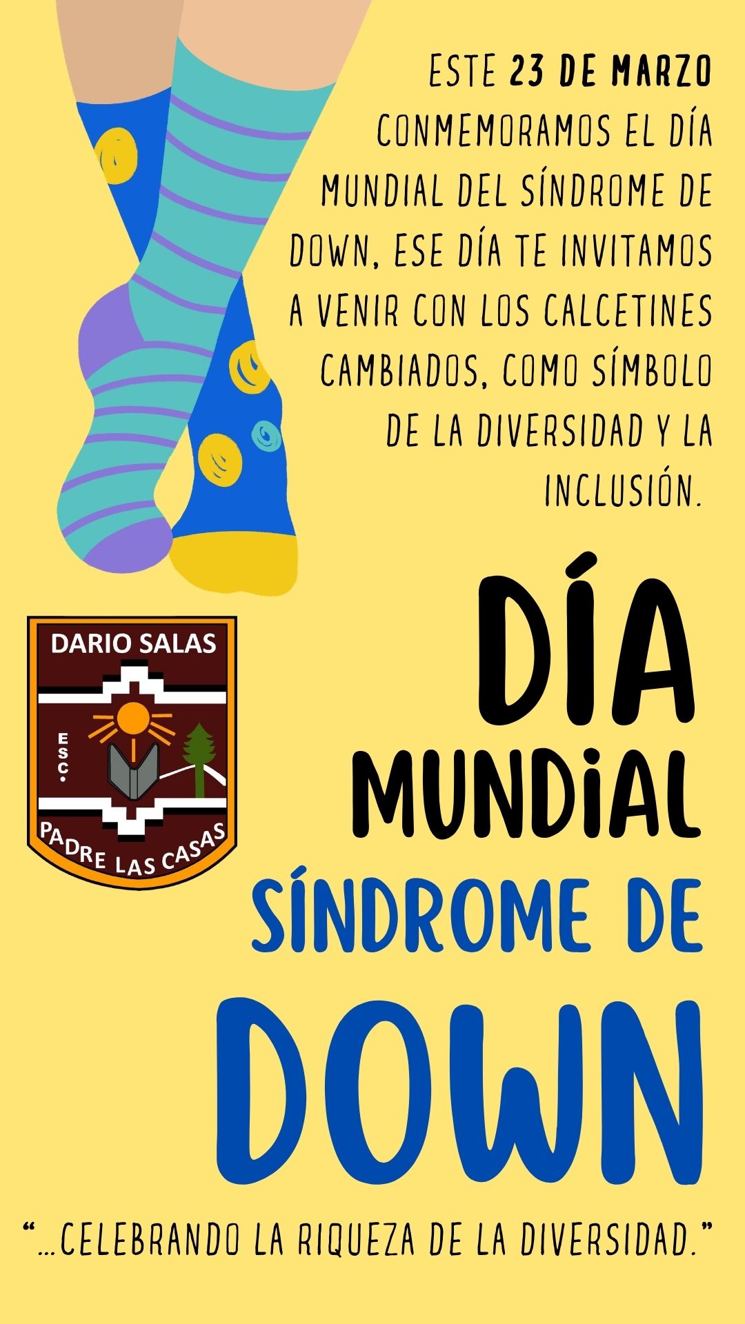 Este 23 de marzo conmemoramos el Día Mundial del Síndrome de Down.